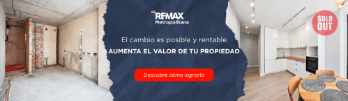 Comparación del antes y después de la cocina de una propiedad que está en venta