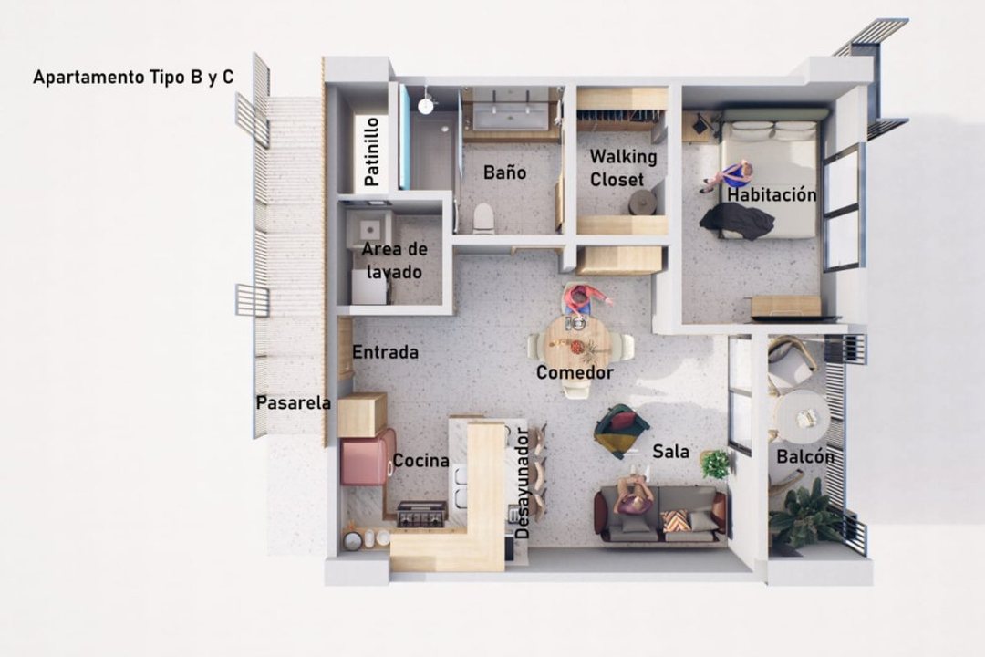 Apartamento en Santo Domingo De Guzman, Gazcue