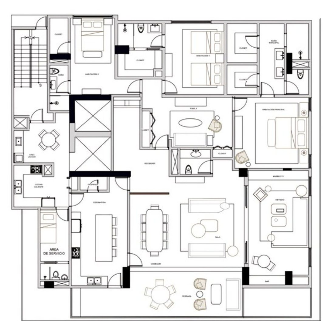Apartamento en Santo Domingo De Guzman, Piantini